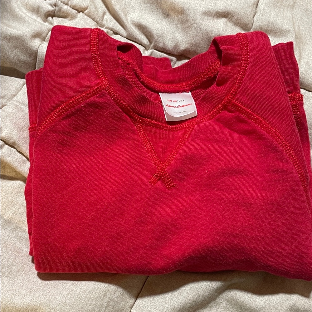 Hanna Andersson Kids Red Sweatshirt